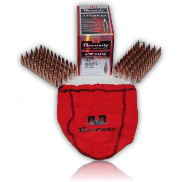 OGIVE HORNADY A-TIP MATCH 30/308 176 GR BTE 100 30717