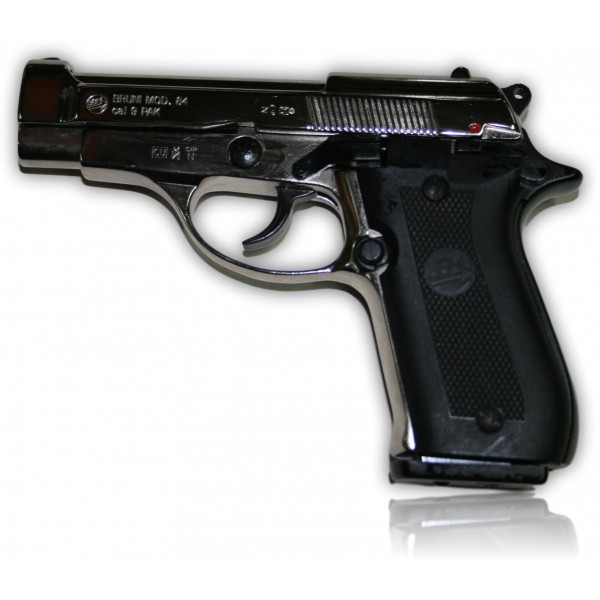 PISTOLET A BLANC BRUNI 84 9MM PAK CHROME