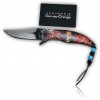 COUTEAU PLIANT TETE DE MORT LOVE 18455-A