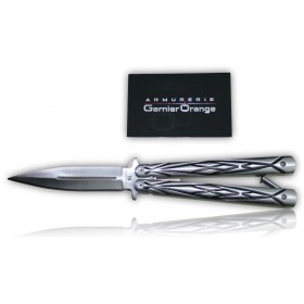 COUTEAU PAPILLON GRIS ALBAINOX 02118