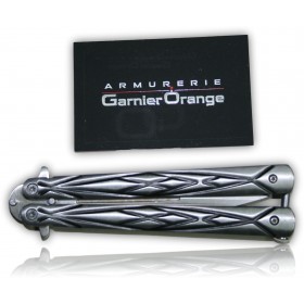 COUTEAU PAPILLON GRIS ALBAINOX 02118