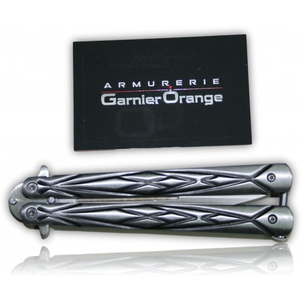 COUTEAU PAPILLON GRIS ALBAINOX 02118
