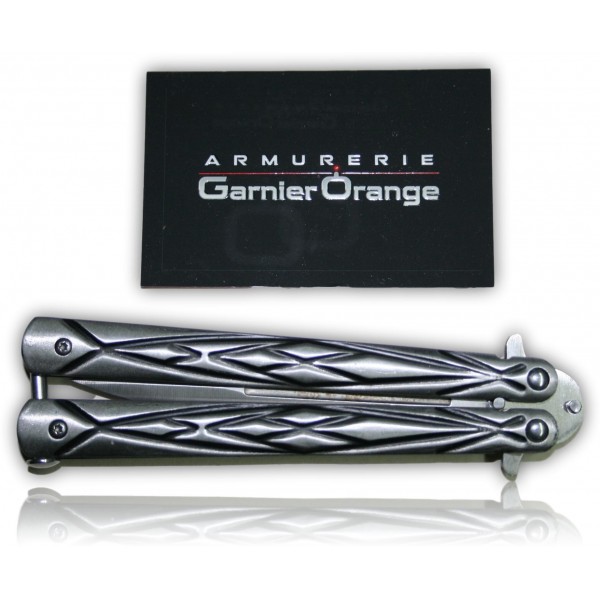 COUTEAU PAPILLON GRIS ALBAINOX 02118
