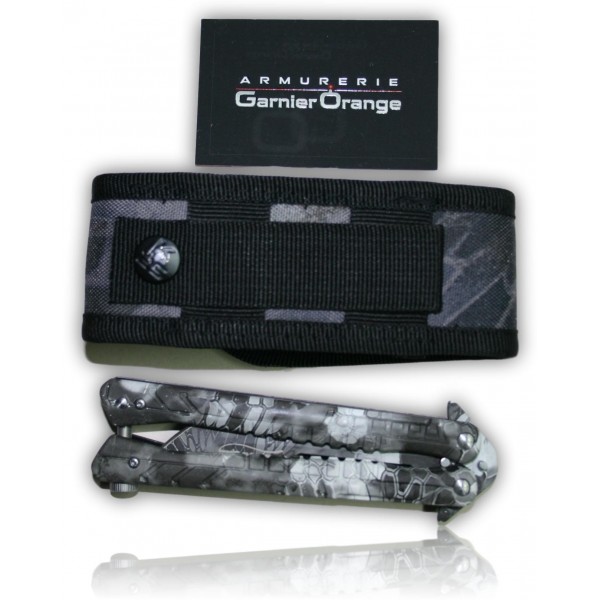 COUTEAU PAPILLON K25 CAMO KRYPTEK TYPHON 02142