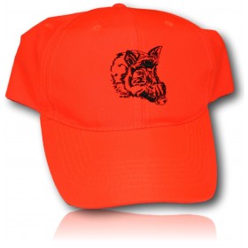 CASQUETTE CLUB CHASSE FLUO AVEC BRODERIE SANGLIER
